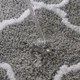 thumbnail image 4 of Juego de alfombra de baño de microfibra 2 piezas 45 x 65 cm + 45 x 120 cm gris, 4 of 8