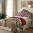 thumbnail image 2 of Furniture of America Binah Fabric Tufted Twin Headboard with LED in Brown, 2 of 7