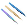 thumbnail image 1 of Pinzas De Acero Inoxidable, Pinzas De Colores Multicolores Para Reparación De Relojes Cergrey Stainless Steel Tweezers, 1 of 8