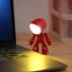 thumbnail image 5 of Lámpara de noche de dibujos animados LED Lámpara de noche creativa plegable Sala de estar (rojo) Ndcxsfigh Libre de BPA, 5 of 6