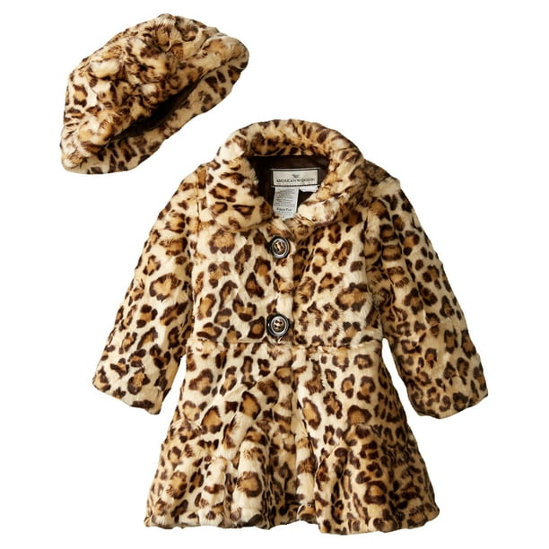 Widgeon - Widgeon Girls Coat with Hat Faux Fur Jacket Kids Outwear ...