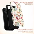 thumbnail image 4 of Christmas Pattern Phone Case with Christmas Cookies, Mixer, Rolling Pin, Teapot & Festive Decorations, Cute Winter Kitchen Pattern Cover for iPhone 16 15 14 13 12 11 Pro Max Mini, 4 of 6