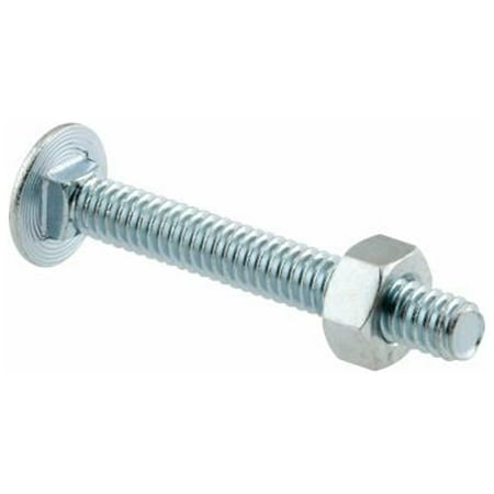 

Prime-Line GD 52103 Carriage Bolts and Nuts Smooth Domed Heads 20 TPI 1/4 x 1-7/8 In. 12-Pk. - Quantity 6