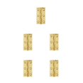 thumbnail image 1 of Speravity Bisagras de metal 6 orificios de montaje Puerta Conector Cerradura Bisagra Latón Multifunción Desmontable Cajón Persiana / 2.5in / Type2 NO2, 1 of 6
