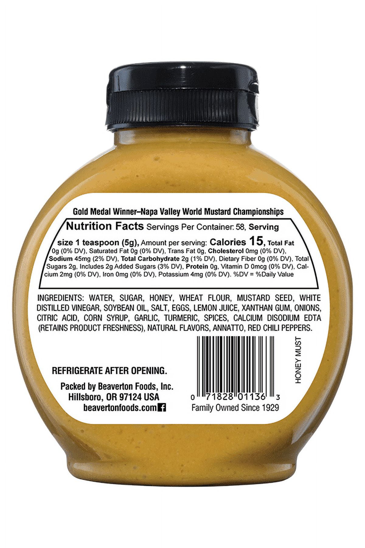 Inglehoffer Sweet Honey Mustard (Pack of 6), 10.25 oz - Walmart.com