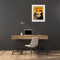 thumbnail image 3 of Cappiello, Leonetto 14x18 White Modern Wood Framed Museum Art Print Titled - Man and woman at a cafe, 3 of 4