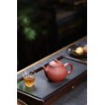thumbnail image 4 of Handmade Beauty Tea Pot Customized Zisha Tea Set Yixing Purple Clay Teapot Stripe Filter Kettle 260ML, 4 of 9