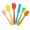 Multicolor, variant on Dadatutu 5-Piece Silicone Spatula Set,Kitchen Spatula Set with High Heat Resistant for Nonstick Cookware Baking,Colourful Silicone Turner Spatula for Cooking,Scraping,and Mixing,Household Supplies