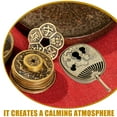 thumbnail image 3 of GOOHOCHY 1Set Aromatherapy Burner In Golden Copper Designed For Vintage Home Office, 3 of 8