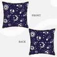 thumbnail image 3 of ZNDUO Space Cartoon Rocket Seamless Throw Pillows, Throw Pillows for Couch-Indoor Decorative Pillows,18"x18", 3 of 8