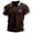 Polos 39#Brown, variant on WAYUTE Men Polo Shirts 250th Anniversary USA Shirt Short Sleeve Independence Day Print 4th of July Classic Fit Freedom Top Casual Summer