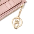 thumbnail image 4 of Casual Simple Solid Color Bank Card Holder Ultra Thin PU Leather Women Wallets Short Clutch Bag Korean Style Wallets With Key Chain BLACK, 4 of 8