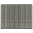 thumbnail image 5 of vidaXL Outdoor Storage Cabinet 2-Door Weatherproof Patio Storage Locker Grey, 5 of 9