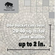 Rhino Power Bond Plus - Polymeric Super Sand for Pavers and Stone Joints up to a Maximum of 2 inches.