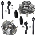 thumbnail image 6 of Detroit Axle - Front Upper Lower Control Arms w/Ball Joints Inner Outer Tie Rods w/Boots & Wheel Hub Bearing Assembly Kit for  Infiniti G35 350Z - RWD, 6 of 7
