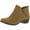 Khaki, variant on Womens Abby Faux Suede Block Heel Ankle Boots