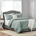 thumbnail image 3 of Mainstays 5-Piece Sage Jacquard Comforter Set, Full/Queen, 3 of 10