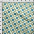 thumbnail image 3 of oneOone Viscose Jersey Fabric Triangle|Parallelogram & Square Geometric Decor Fabric Printed BTY 60 Inch Wide, 3 of 5