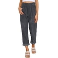 thumbnail image 1 of Pantalones de pana de color liso para mujer, pantalón informal, holgado, de cintura alta y pierna ancha, para otoño e invierno, 1 of 6