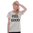 thumbnail image 3 of Inspirational Motivational Feel Good Womens Slim Fit Graphic Tee Brisco Brands L, 3 of 5