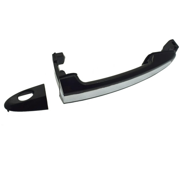 Poignée de Porte Extérieure Chromée et Noire Gauche pour Hyundai Santa Fe 07-12-