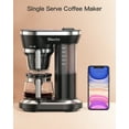 Automatic Grind and Brew Coffee Machine with 12oz Glass Coffee Pot and
