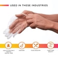 thumbnail image 4 of Single Use Vinyl Gloves-Latex and Powder Free - Hypoallergenic - Smooth Texture - Ambidextrous - Durable - 100 Units per Box (Large), 4 of 5