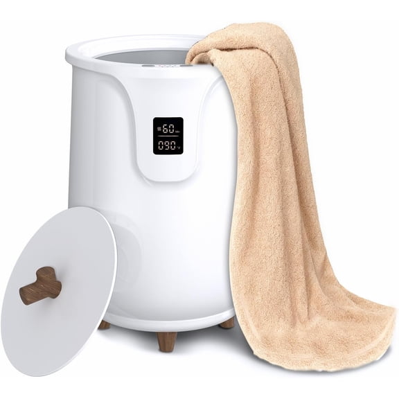 WAA 20L Towel Warmer Bucket 3 Heating Modes,Auto Shut Off,Fragrance Disc for Bathroom Gift