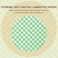 thumbnail image 4 of 200pcs Square Checkered Wax Paper Sheets 11.81" x 11.81" Oil-absorbing Dry Food Wrapping Papers for Sandwich Baking Liners Picnic Basket Bread Hamburger Wrap Kitchen, Green, 4 of 7