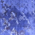 thumbnail image 1 of Ahgly Company Machine Washable Indoor Square Oriental Blue Industrial Area Rugs, 7' Square, 1 of 4
