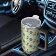 thumbnail image 6 of Christmas 40oz Tumbler– Stainless Steel Insulated Tumbler with Handle and Straw, Large Capacity Travel Cup for Hot & Cold Drinks, 6 of 7