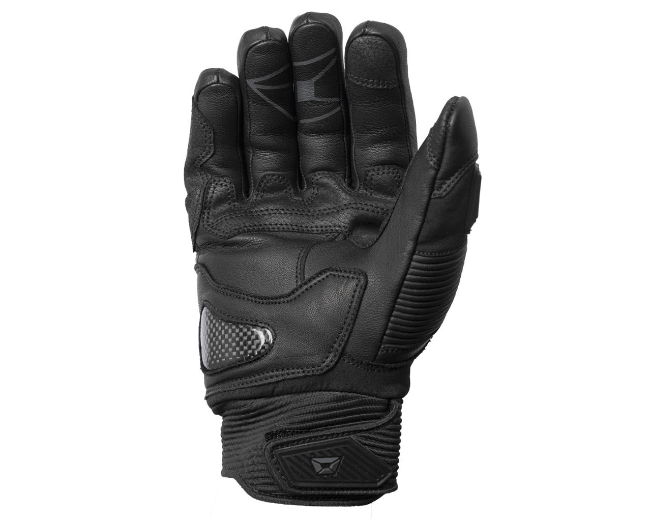 Cortech Sonic-Flo Plus Waterproof Gloves (Medium, Black/Black)
