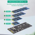 thumbnail image 3 of Tarjeta Adaptadora NGFF A SATA M.2 6Gbps para 2280 2260 2242 2230, 3 of 9