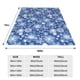 thumbnail image 3 of Fotbe whiet Snowflake blue background Manta de Franela Acolchonada con Estampado, Súper Suave y Esponjosa, Extra Grande para Sofá, Cama, Uso Todo el Año-80"x60", 3 of 7