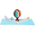 thumbnail image 5 of Tarjeta de cumpleaños 3D Pop Up CHAO globo aerostático Tarjeta de felicitación graduación 18 x 13 cm, 5 of 5