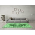 thumbnail image 3 of Ahgly Company Indoor Square Persian Emerald Green Traditional Area Rugs, 6' Square, 3 of 4
