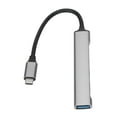 thumbnail image 1 of Type C Docking Station, Type C Hub Aluminum Alloy Simple Operation 5Gbps Rate Fast Charging  For Home For Phone For Tablet Computer, 1 of 8