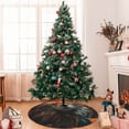 thumbnail image 7 of Yiaed Floral Fox Print Christmas Tree Skirt , Tree SkirtsTree Mat for Christmas Winter Holiday Indoor Decorations-48", 7 of 7