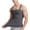 Grey, variant on Mens Tank Top Stretchy Muscle Slim Solid Color Sleeveless Square Neck Undershirt Casual Summer Athletic Lightweight Vest Black L