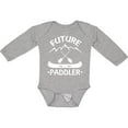 thumbnail image 3 of Inktastic Canoe Future Paddler Boys or Girls Long Sleeve Baby Bodysuit, 3 of 5