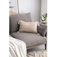thumbnail image 4 of ZECATL Beige Throw Pillow Covers: 2 Pack 12x20 Inch Boho Striped Cotton Linen Rectangular Decorative Pillow Cases with Tassels for Farmhouse Couch Sofa Chair, 4 of 7