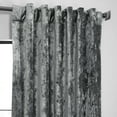 thumbnail image 5 of Exclusive Fabrics  Lush Crush Velvet Curtains - Room Darkening Curtain for Bedroom & Living Room (1 Panel) 50 X 96 - Stone Grey, 5 of 5