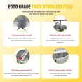 thumbnail image 6 of TOHU Honey Press Extractor Extracting Tool Honey Extractor Stainless Steel Manual Honey Presser Honey Strainer Bee Extraction Equipment Press Beekeeping Tool qualified, 6 of 9