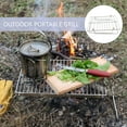 thumbnail image 2 of MasteelfCA 1pc Outdoor Barbecue Grill Accessory Stainless Steel Grate Rack Camping Tool, 2 of 8