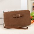 thumbnail image 5 of Women Bowknot Wallet Long Purse Phone Card Holder Clutch Large Capacity Pocket, 5 of 5