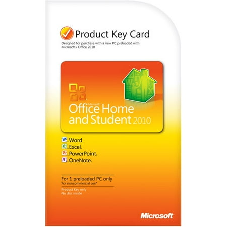 Microsoft Office Home and Student 2010 PKC