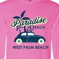 thumbnail image 4 of Inktastic Paradise Beach in West Palm Beach with Palm Trees and Car Long Sleeve T-Shirt, 4 of 5