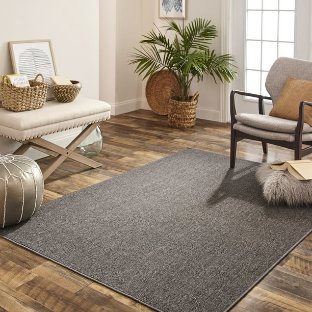 Mainstays Titan Solid Indoor Living, How Big Is A 5 By 7 Area Rug