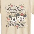 thumbnail image 3 of Disney - Not a Creature Was Stirring Mickey Minnie - Women's Short Sleeve Graphic T-Shirt, 3 of 5