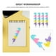 thumbnail image 4 of EeaseMX 20 lápices apilables de unicornio, divertidos lápices decorativos, lápices apilables de papelería, lápices escolares para niños., 4 of 8